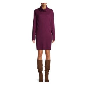 Large Time and tru maroon sweater dress